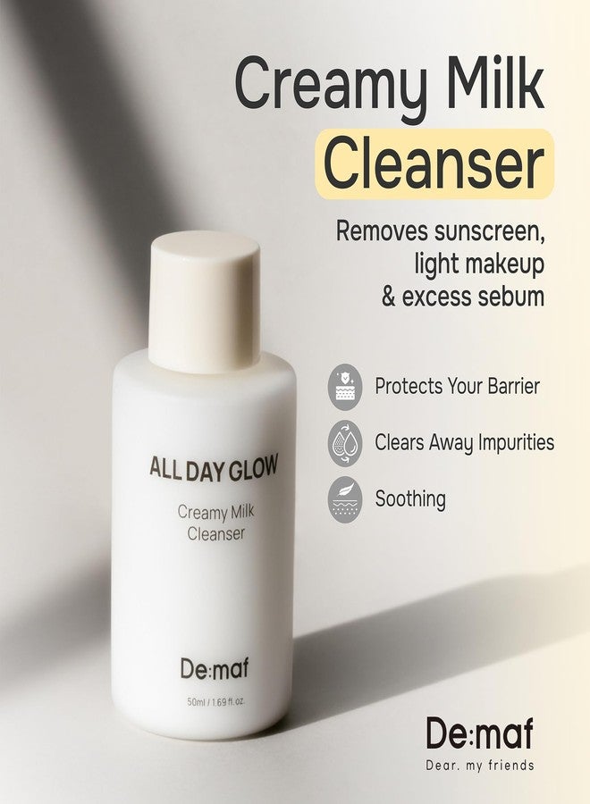 De:maf Welcome Kit Cleansing Set – Gentle Cleansing Trio with Travel Pouch | Olive Oil, Milk, and Rice Foam Cleansers for All Skin Types - Image 3